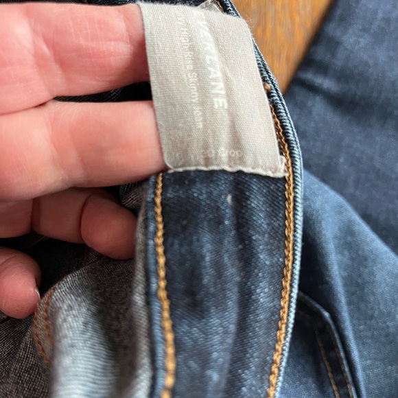 Everlane The Curvy High Rise Skinny Jeans Dark Indigo Size 30 Crop - Picture 5 of 15